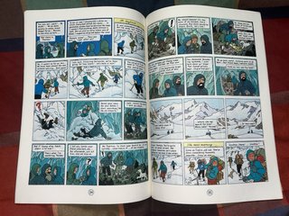 Colección de Tintín en inglés. Años ochenta.
