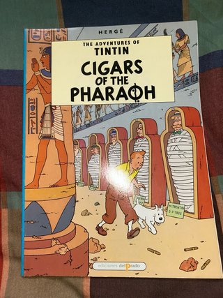 Colección de Tintín en inglés. Años ochenta.