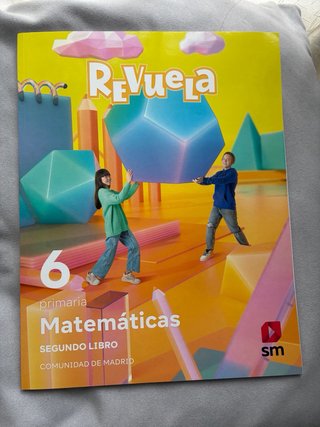 Libro de texto Matemáticas de 6º de Primaria