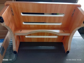 Taburete de elevación de madera