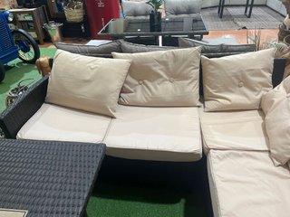 Sofá Rinconera Laia + Mesa + 2 puffs