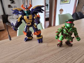 2 Figure Tartarughe Ninja