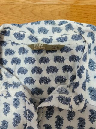 Blusa Sfera Casual Estampada Talla L