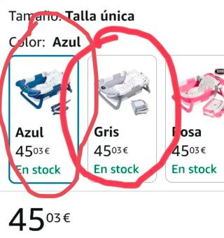 Bañera bebé plegable Azul y gris