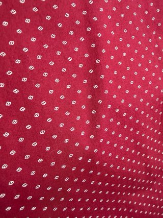 Camisa Massimo Dutti burdeos lunares