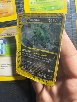 Carte Pokémon Expedition con Tyranitar holo