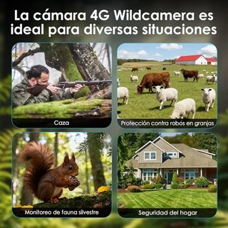 Cámara de Caza WOLFANG 4G LTE 48MP