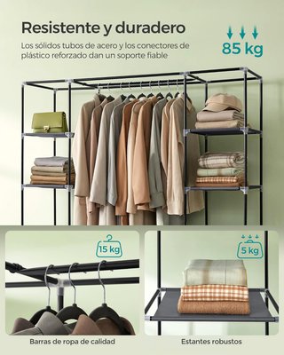 Armario Tela SONGMICS 12 Compartimentos