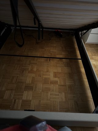 Cama con canapé y luces led NUEVA!!