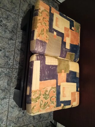 Mesa de asiento con cojines interior exterior