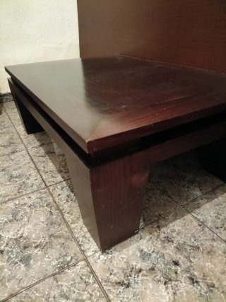 Mesa de asiento con cojines interior exterior