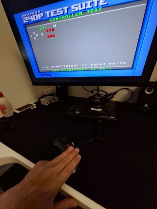 Mando Sega Mega Drive MK-1653-50 Negro