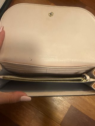Cartera Victoria's Secret Rosa con Logo Dorado
