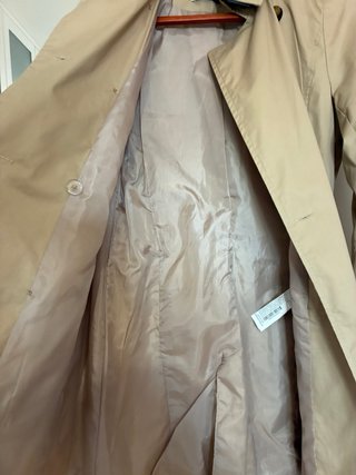 Gabardina Stradivarius Beige Talla S