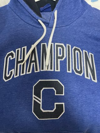 Sudadera Champion chico vintage azul