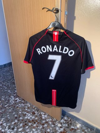 Camiseta Manchester Utd CR7 2008 Nike Negra