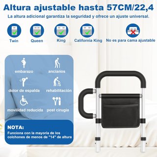 Barandilla de Cama SANEWE - Seguridad Adultos
