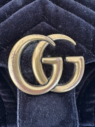 Borsa Gucci Marmont Nero e Oro