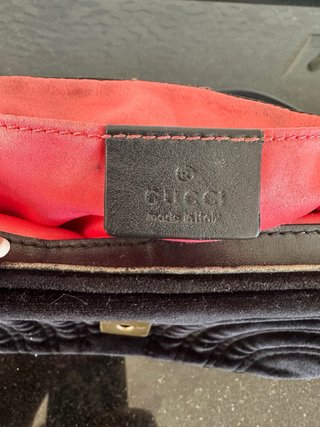 Borsa Gucci Marmont Nero e Oro