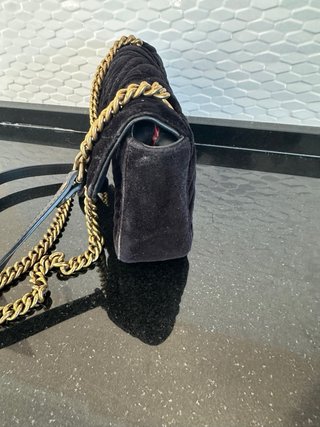 Borsa Gucci Marmont Nero e Oro
