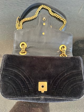 Borsa Gucci Marmont Nero e Oro