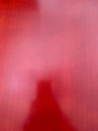 Mesa de salón de madera, plegable y alzable.