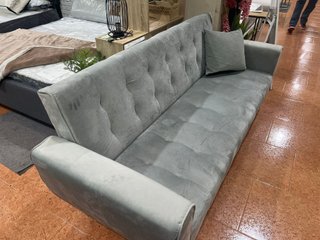 Sofá Cama Niki 210cm Terciopelo Gris