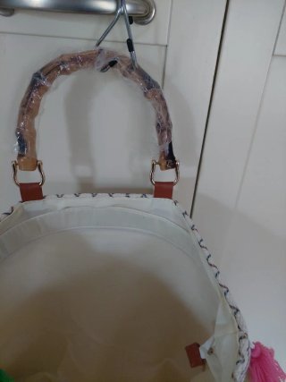 Borsa shopper etnica con nappine