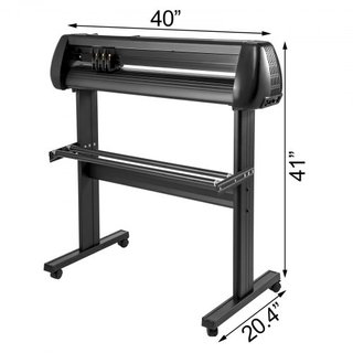 Tagliavinile da 34'' con plotter di base, supporto e forza di taglio regolabile, velocità di produzione di segnali