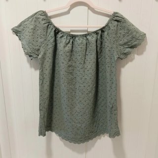 Lote 2 Blusas Verano Diseño Troquelado Talla L/XL