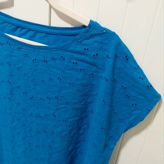 Lote 2 Blusas Verano Diseño Troquelado Talla L/XL