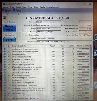 SSD Crucial MX500 500GB 2.5 SATA CT500MX500SSD1