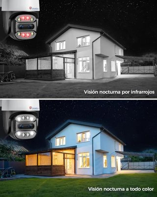 Ctronics Cámara Vigilancia Zoom Híbrido 10X