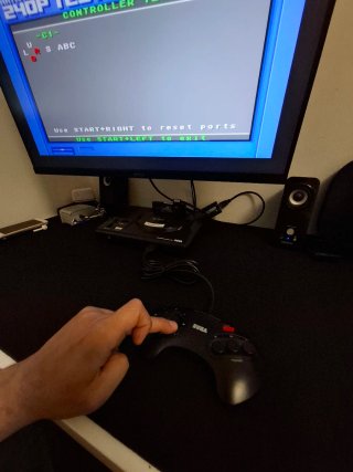 Mando Sega Mega Drive 1650 de 3 botones