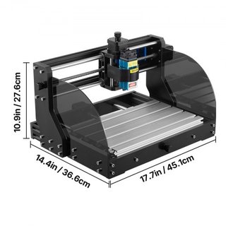 Máquina de Grabado 300×180×45 mm Router CNC CNC 3018 Pro Grabador Láser de 15W Control GRBL Máquina de Grabado Láser de 3 Ejes, con Controlador Offline, para Tallar Plástico, Acrílico, PVC, Madera