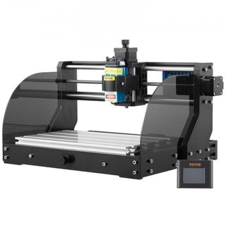 Máquina de Grabado 300×180×45 mm Router CNC CNC 3018 Pro Grabador Láser de 15W Control GRBL Máquina de Grabado Láser de 3 Ejes, con Controlador Offline, para Tallar Plástico, Acrílico, PVC, Madera