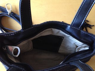 Keys Borsa A Mano Bag Secchiello Sacca Nera Donna