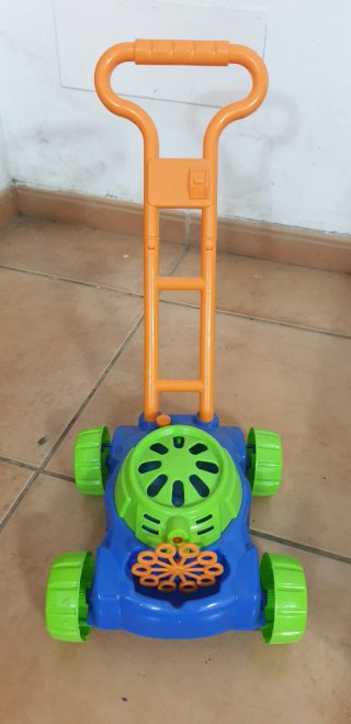 Carrito de burbujas para niños