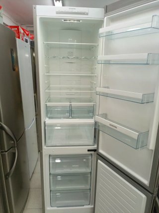 Nevera combi Siemens acero inoxidable 200/60cm A++