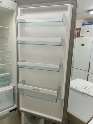 Nevera combi Siemens acero inoxidable 200/60cm A++