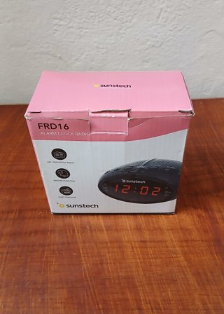 Radio Despertador Sunstech Rojo