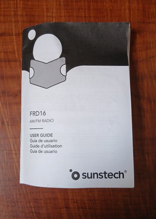 Radio Despertador Sunstech Rojo