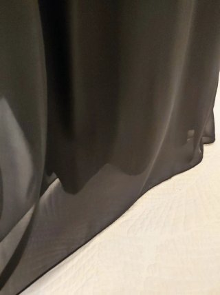 Vestido fiesta negro con pedrería
