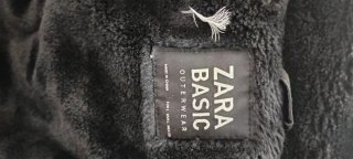 Plumífero Zara mujer corto forro de pelito