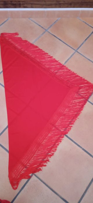 Traje Flamenca Gitana.REGALO el  manton