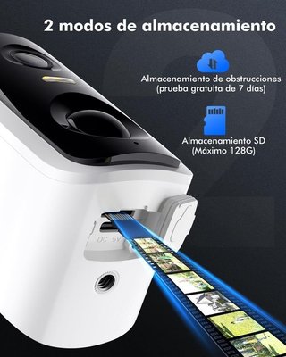 Cámara Vigilancia WiFi Exterior Solar NUEVA