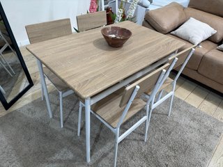 Juego de comedor 110cm