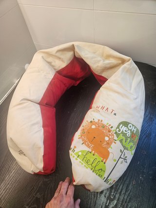 Cojín de lactancia y hamaca Jané