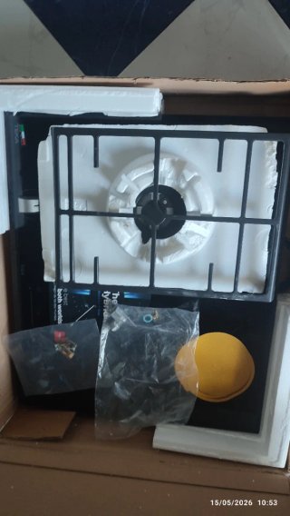 Placa de gas Teka con vitrocerámica