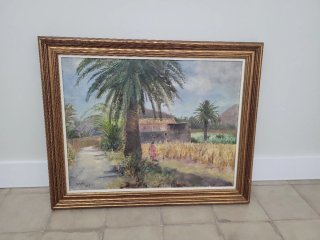 Óleo Juan Bonafé  65x50. Pintor vinculado a Murcia